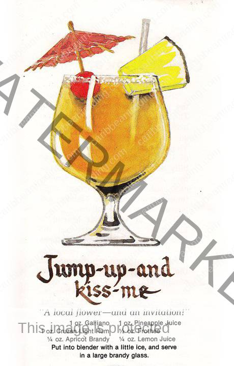 Jump Up and Kiss Me Cocktail