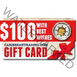 Caribbean Trading $100 ONLINE eCertificate Gift Card