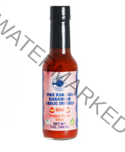 Fire Roasted Habañero Garlic Infused Crushed Pepper Sauce