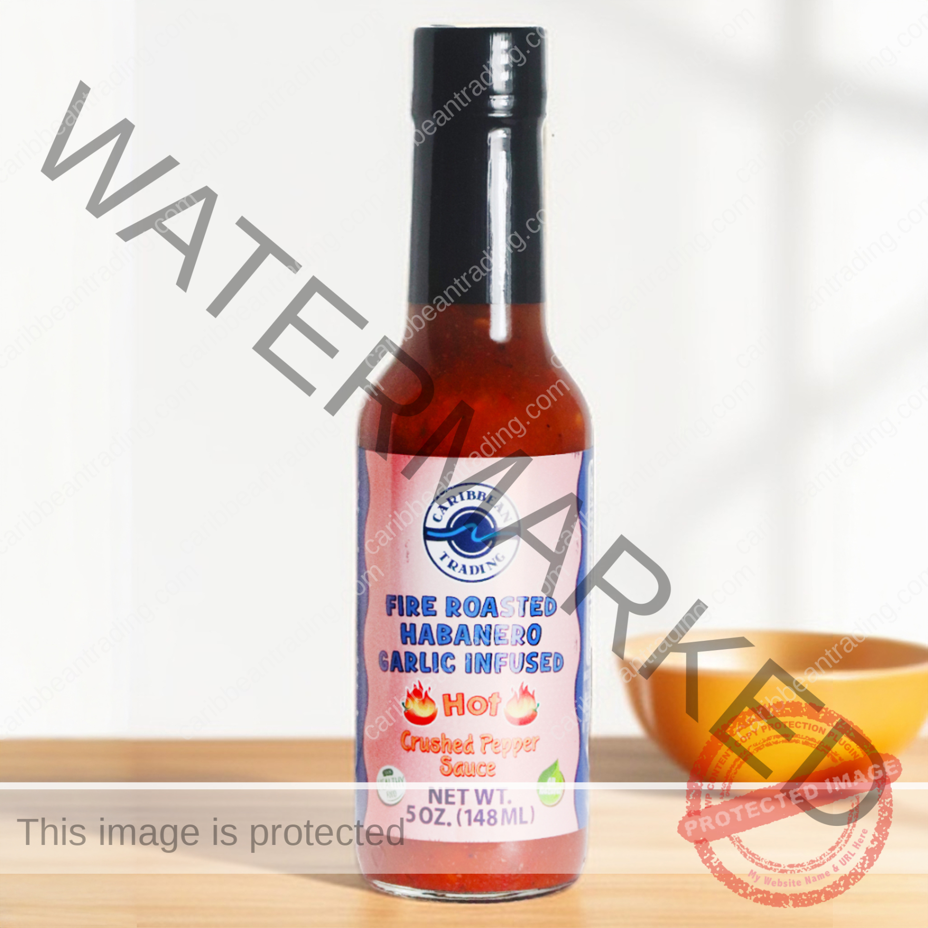 Fire Roasted Habañero Garlic Infused Crushed Pepper Sauce - Image 3