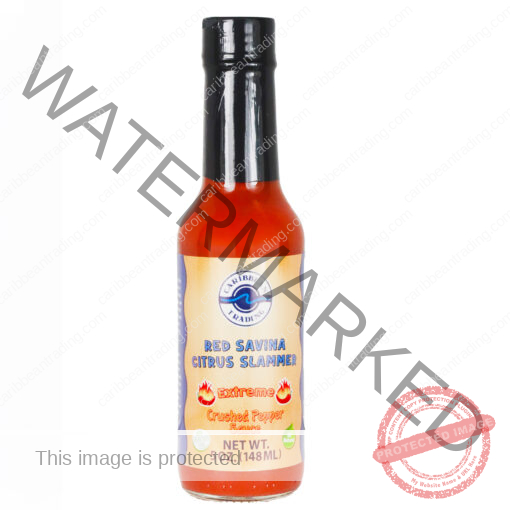 Red Savina Citrus Slammer Crushed Pepper Sauce 2×2 red savina