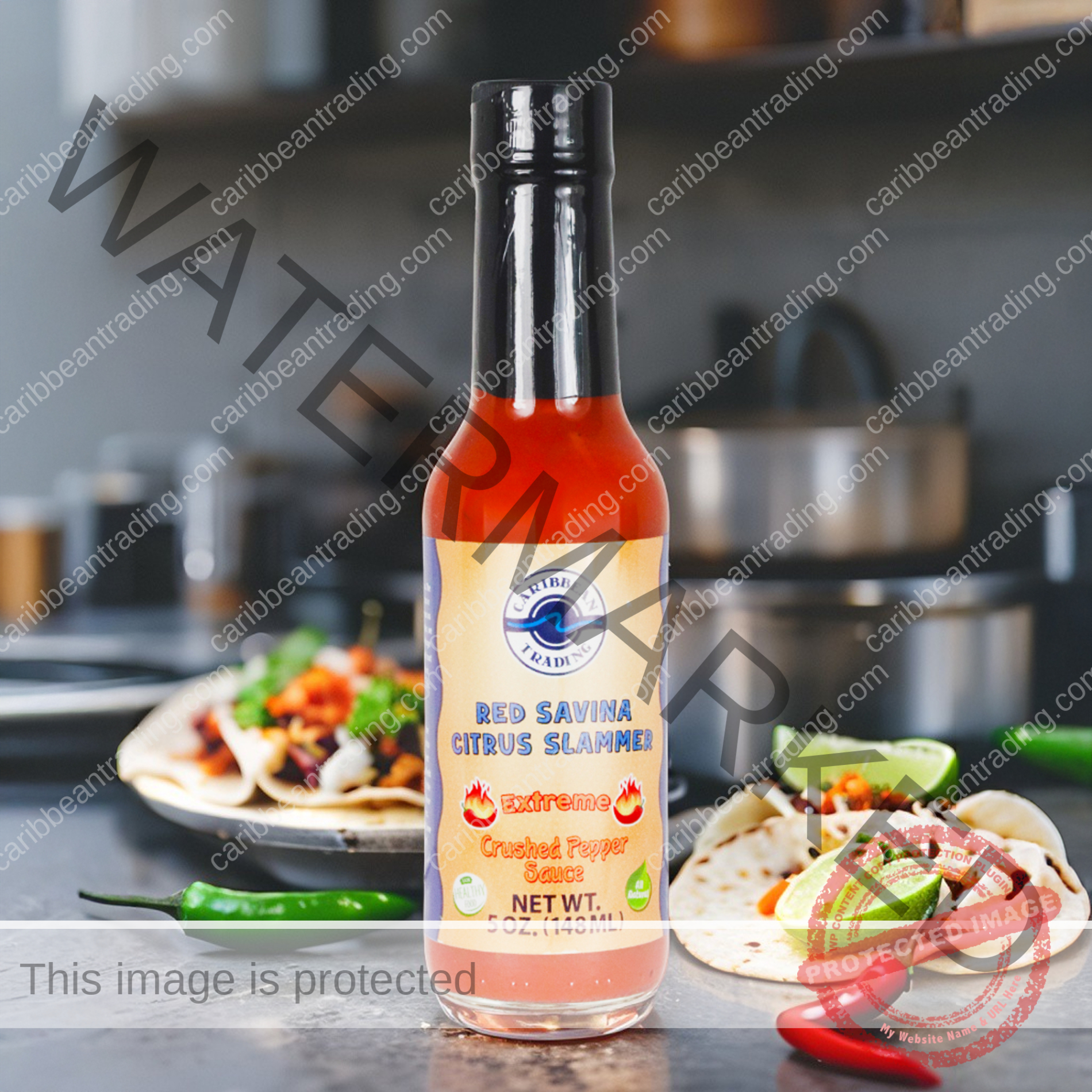Red Savina Citrus Slammer Crushed Pepper Sauce - Image 4