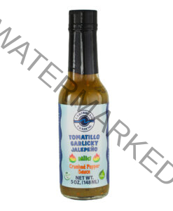 Tomatillo Garlicky Jalepeño Crushed Pepper Sauce