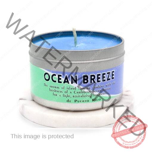 Ocean Breeze Vegan Candles - 7oz. Travel Tin