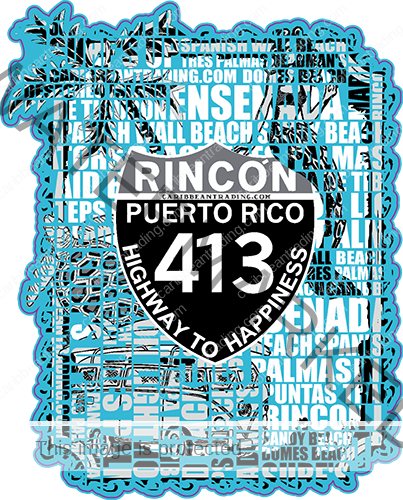 Rincón 413 Typography with FREE SHIPPING!
