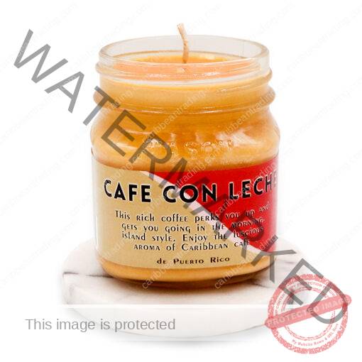 Cafe con Leche 8 oz Candle - Mason Jar