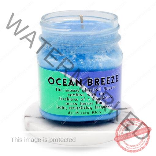 Ocean Breeze 8 oz. Mason Jar Candle