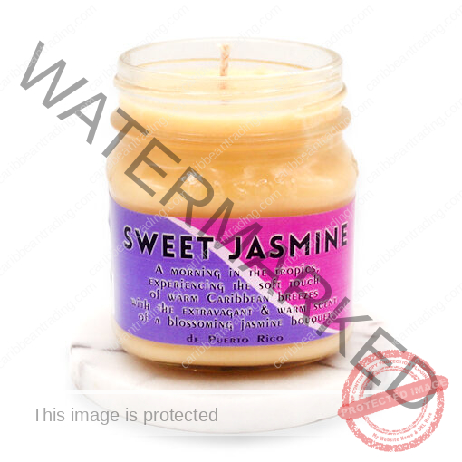 Sweet Jasmine 8 oz Candle - Mason Jar