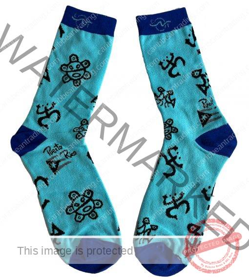 Blue Taino Socks