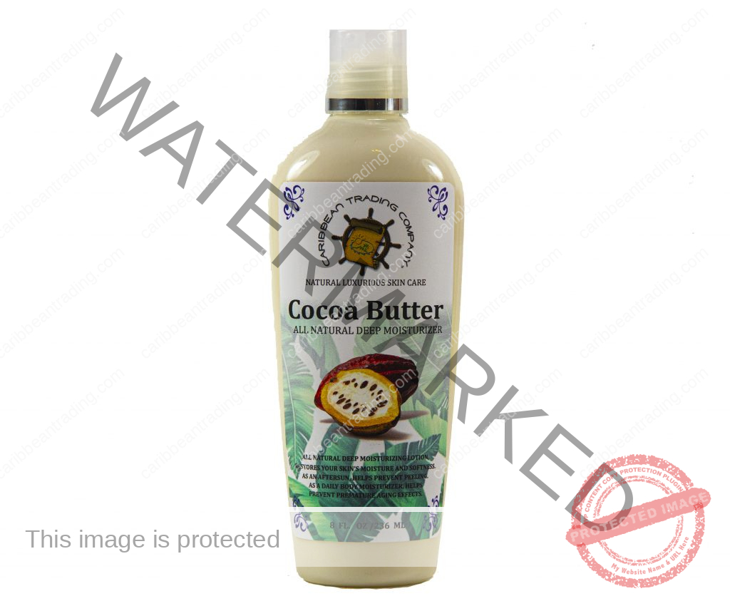 Cocoa Butter Moisturizing Cream 8 oz. Caribbean Trading
