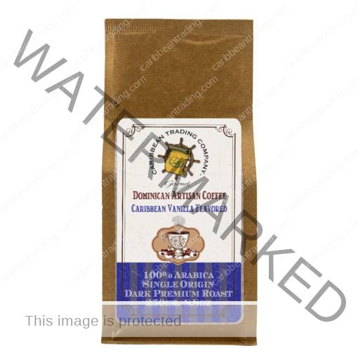Dominican Single Origin Arabica Coffee Caribbean Vanilla Flavored 8.8 oz.