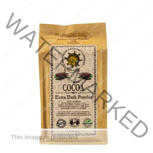 Caribbean Extra Dark Cocoa Powder w/Coconut 250 grams