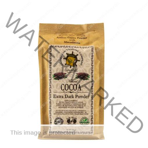 Caribbean Extra Dark Cocoa Powder w/Macadamia 250 grams