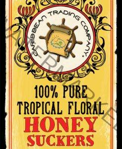 100 % Pure Tropical Floral Honey Suckers with Habanero