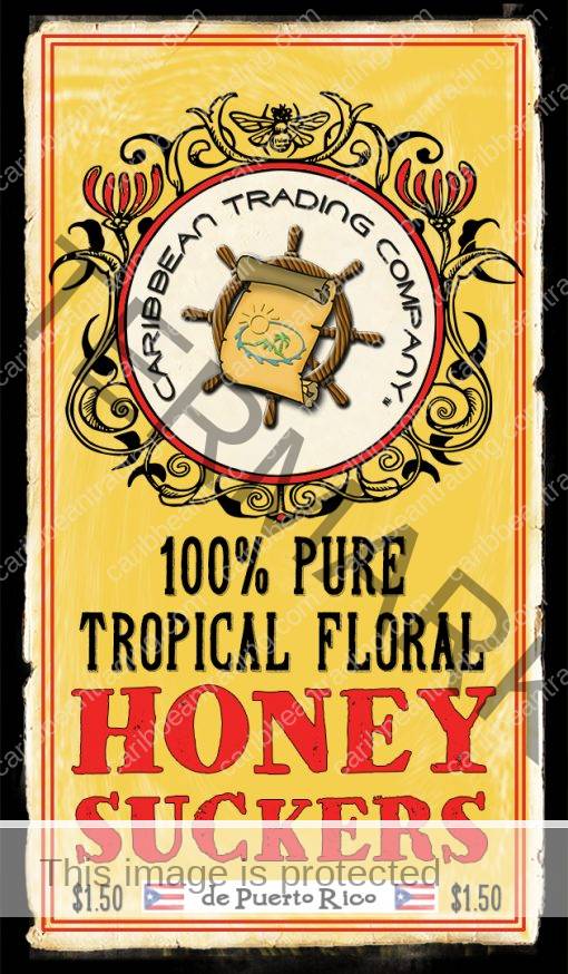 100% Pure Tropical Floral Honey Suckers