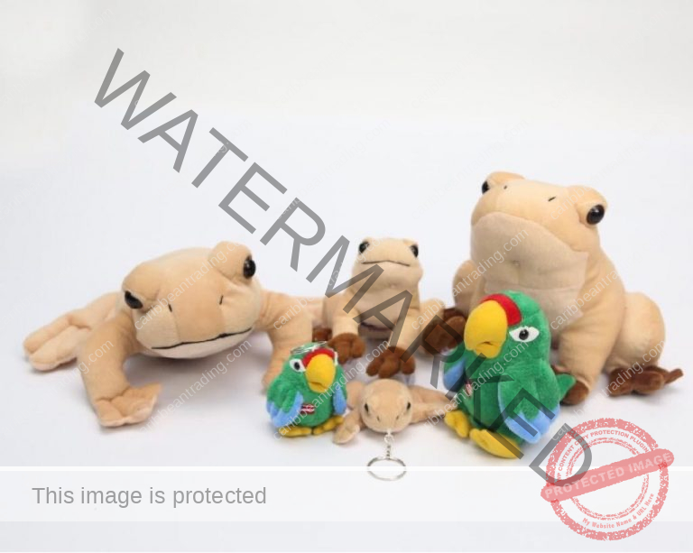 Coqui Frog Stuffed Animal No Suction Puerto Rico