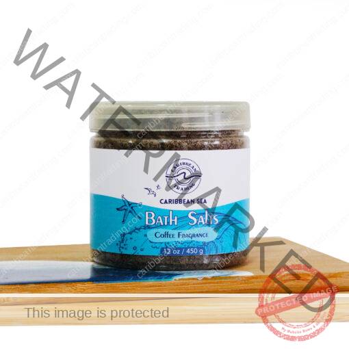 Caribbean Sea Bath Salts w/Coffee 12 oz.