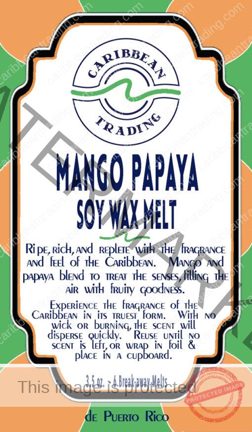 soy-wax-melt-mango papaya
