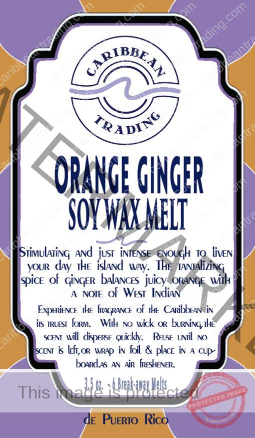 soy-wax-melt-orange ginger