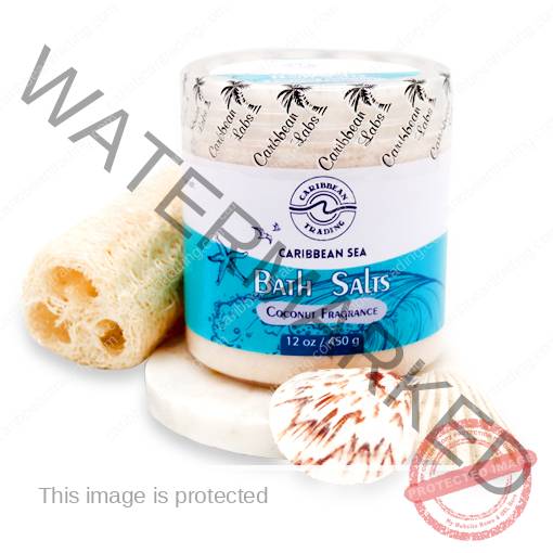 Caribbean Sea Bath Salts w/Coconut 12 oz.
