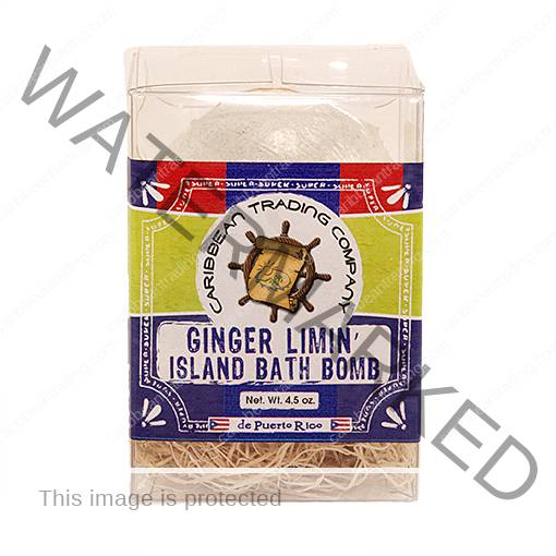 ginger lime bath bomb