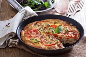 Ham and cheese Frittata