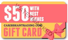 Caribbean Trading $50 ONLINE eCertificate Gift Card