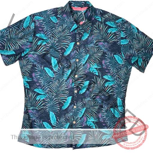 Leaves-Caribbean- Down- Bottom Shirt