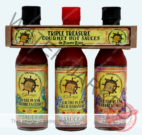 Triple Treasure Gourmet Hot Sauces de Puerto Rico